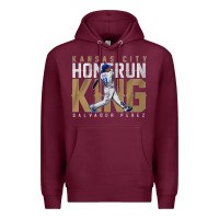 Burgundy salvador pérez home run king Premium Hoodie - lanVoArt