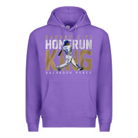 Purple salvador pérez home run king Premium Hoodie - lanVoArt