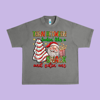Torn Between Lookin' Like A Snack And Eatin' One Urban Heavy Tee Designed By Texasbilliewilder