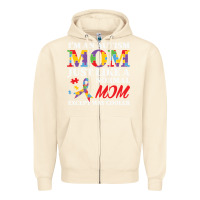 Sandshell LIL Autism Mom Zipper Hoodie - CowhideDigitalArt