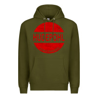 Army Green vintage hudepohl beer Premium Hoodie - lanVoArt