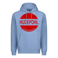 Colony Blue vintage hudepohl beer Premium Hoodie - lanVoArt