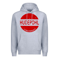 Heather Grey vintage hudepohl beer Premium Hoodie - lanVoArt