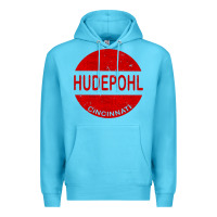 Ocean Blue vintage hudepohl beer Premium Hoodie - lanVoArt