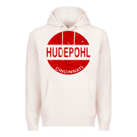 Pale Pink vintage hudepohl beer Premium Hoodie - lanVoArt