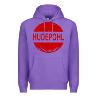 Purple vintage hudepohl beer Premium Hoodie - lanVoArt