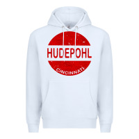 White vintage hudepohl beer Premium Hoodie - lanVoArt
