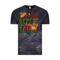 Cloud Black I'm just here for the tacos #cincodemayo Vintage Tee - NancyCooperArtShop