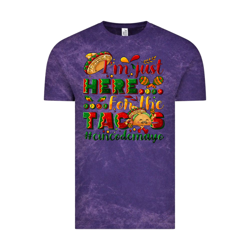 I'm Just Here For The Tacos #cincodemayo Vintage Tee by NancyCooperArtShop | Teevron