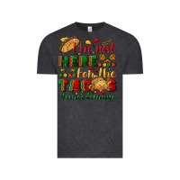 Vintage Black I'm just here for the tacos #cincodemayo Vintage Tee - NancyCooperArtShop