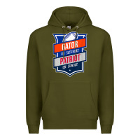 Army Green retro gator on saturday patriot on sunday gainesville gift Premium Hoodie - lanVoArt