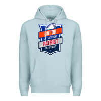 Blue Mist retro gator on saturday patriot on sunday gainesville gift Premium Hoodie - lanVoArt