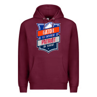 Burgundy retro gator on saturday patriot on sunday gainesville gift Premium Hoodie - lanVoArt