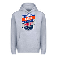 Heather Grey retro gator on saturday patriot on sunday gainesville gift Premium Hoodie - lanVoArt