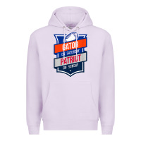 Lilac retro gator on saturday patriot on sunday gainesville gift Premium Hoodie - lanVoArt