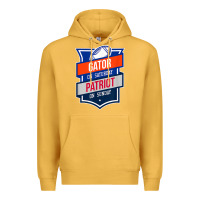 Mustard retro gator on saturday patriot on sunday gainesville gift Premium Hoodie - lanVoArt