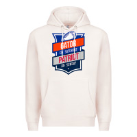 Pale Pink retro gator on saturday patriot on sunday gainesville gift Premium Hoodie - lanVoArt