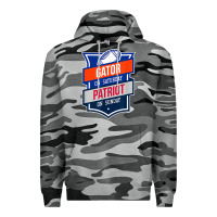 Slate Camo retro gator on saturday patriot on sunday gainesville gift Premium Hoodie - lanVoArt