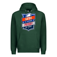 Sports Green retro gator on saturday patriot on sunday gainesville gift Premium Hoodie - lanVoArt
