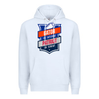 White retro gator on saturday patriot on sunday gainesville gift Premium Hoodie - lanVoArt