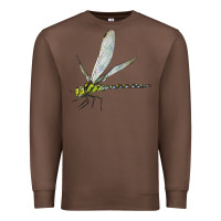 Chestnut Blue And Yellow Dragonfly Premium Sweatshirt - LillyAllenDesigns