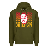 Army Green andy reid how about them.... Premium Hoodie - lanVoArt