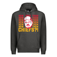Charcoal Heather andy reid how about them.... Premium Hoodie - lanVoArt