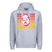 Heather Grey andy reid how about them.... Premium Hoodie - lanVoArt