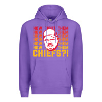Purple andy reid how about them.... Premium Hoodie - lanVoArt