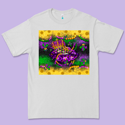 Mardi Gras Lips Premium Tee Designed By Lillyallendesigns
