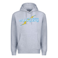 Heather Grey vintage styled san diego chargers Premium Hoodie - lanVoArt