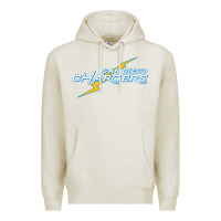 Oatmeal Heather vintage styled san diego chargers Premium Hoodie - lanVoArt