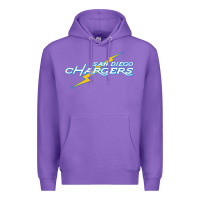 Purple vintage styled san diego chargers Premium Hoodie - lanVoArt