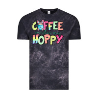 Cloud Black coffee makes me hoppy easter Vintage Tee - Jasminsmagicworld