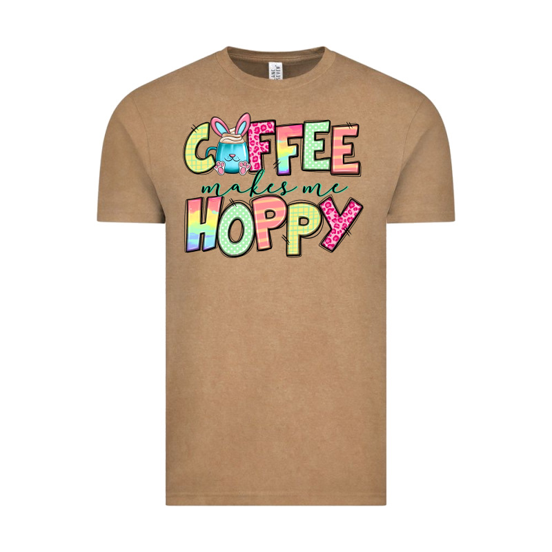 Coffee Makes Me Hoppy Easter Vintage Tee by Jasminsmagicworld | Teevron
