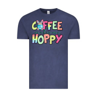 Vintage Denim coffee makes me hoppy easter Vintage Tee - Jasminsmagicworld
