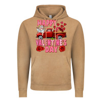 Vintage Camel Happy Valentine's day red truck Vintage Hoodie - HowdyJamesFarm