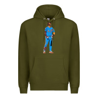 Army Green bryce harper powder blue Premium Hoodie - lanVoArt