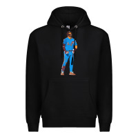 Black bryce harper powder blue Premium Hoodie - lanVoArt