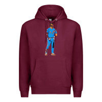 Burgundy bryce harper powder blue Premium Hoodie - lanVoArt