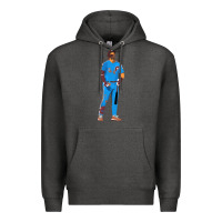 Charcoal Heather bryce harper powder blue Premium Hoodie - lanVoArt