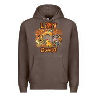 Coffee lion guard   cave painting Premium Hoodie - lanVoArt