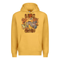 Mustard lion guard   cave painting Premium Hoodie - lanVoArt