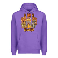 Purple lion guard   cave painting Premium Hoodie - lanVoArt