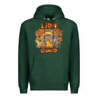 Sports Green lion guard   cave painting Premium Hoodie - lanVoArt