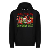 Black Chillin' With My Gnomies Premium Hoodie - FaDigitalArtStudio