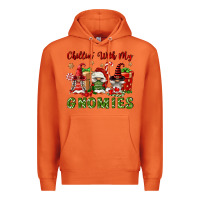 Carrot Chillin' With My Gnomies Premium Hoodie - FaDigitalArtStudio