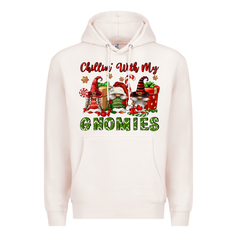 Chillin' With My Gnomies Premium Hoodie by FaDigitalArtStudio | Teevron