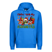 True Royal Chillin' With My Gnomies Premium Hoodie - FaDigitalArtStudio