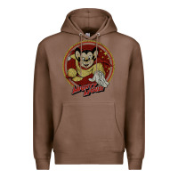 Chestnut distressed mighty Premium Hoodie - lanVoArt